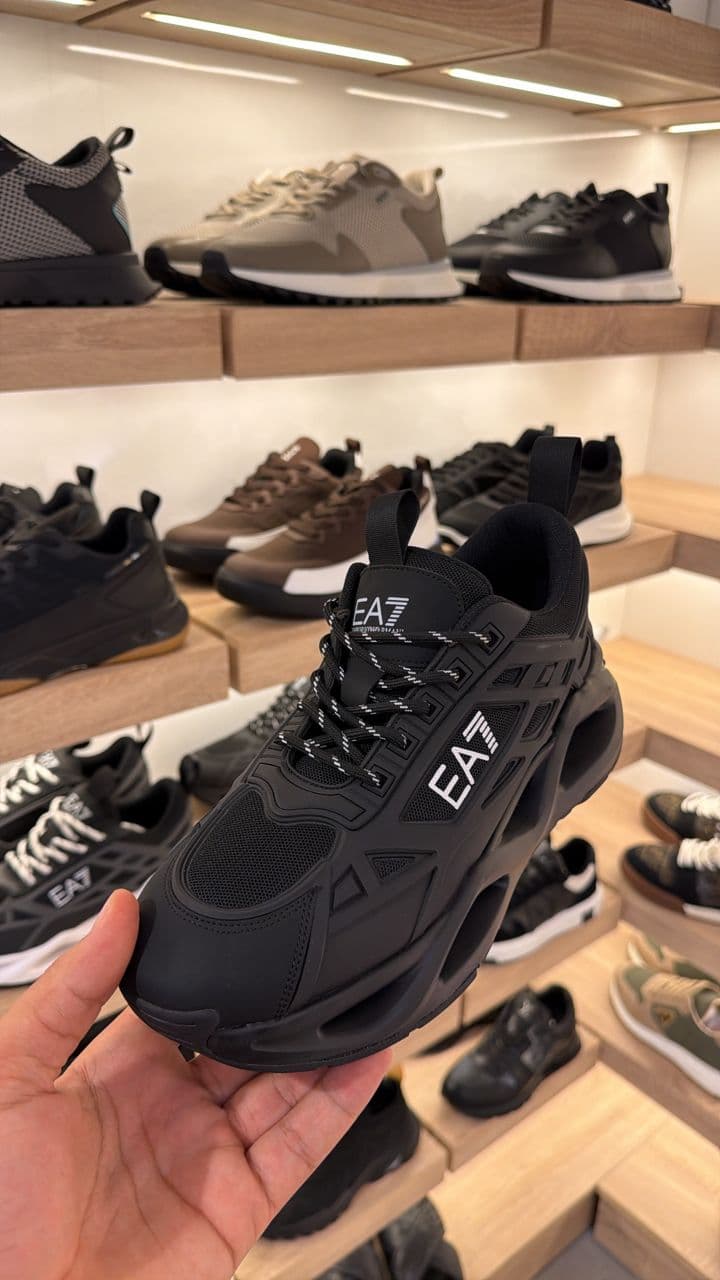 حذاء EA7 Emporio Armani Black & White Laces