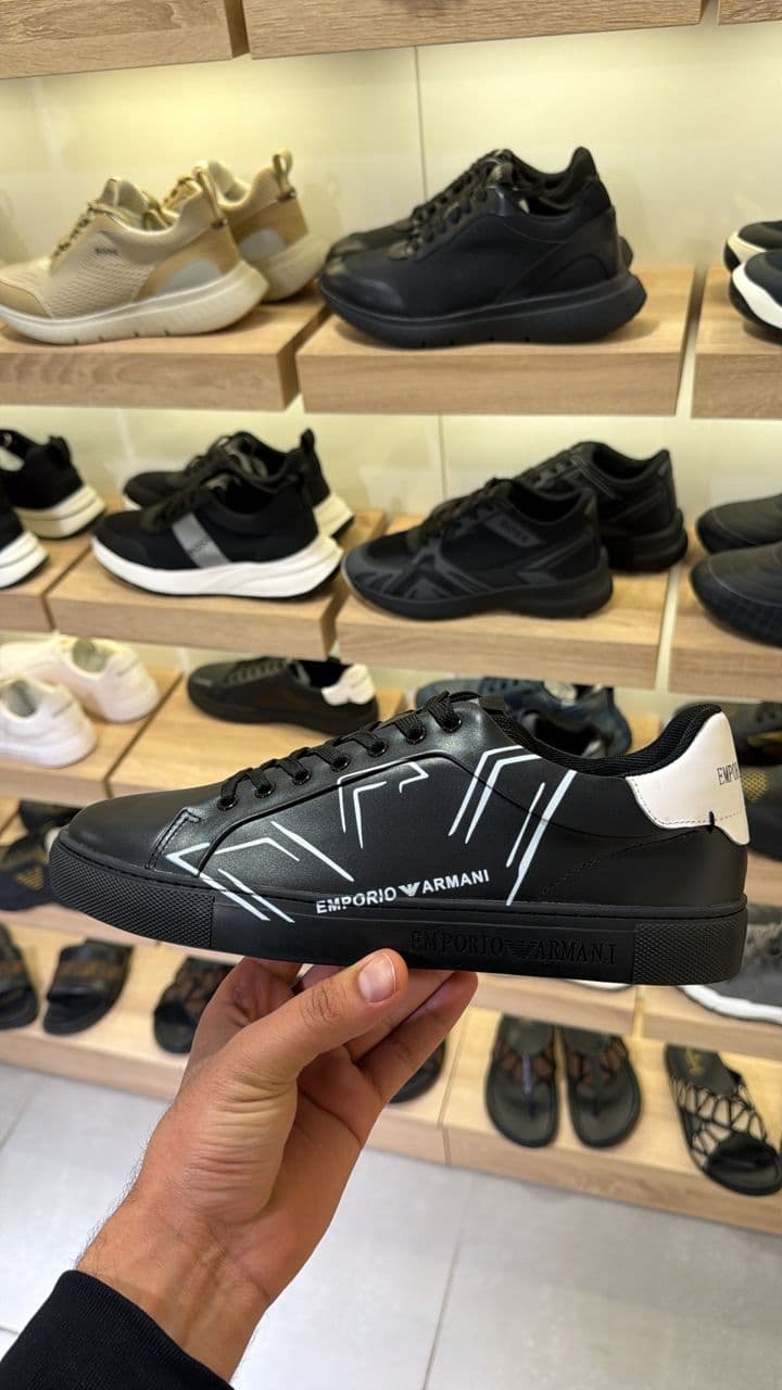 حذاء EA7 Emporio Armani Black & White Laces