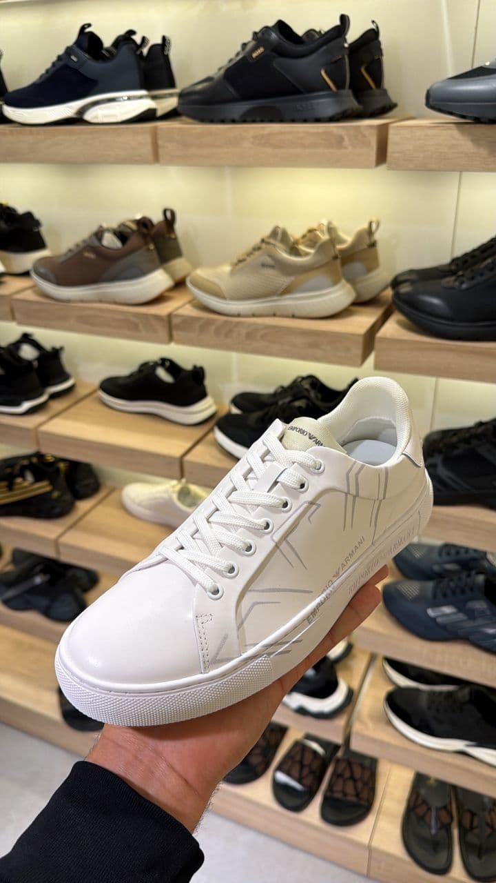 حذاء EA7 Emporio Armani Black & White Laces