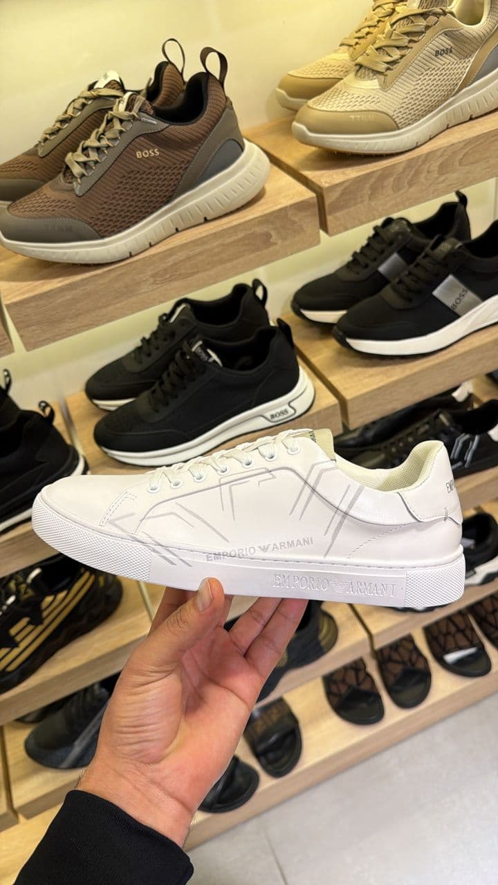 حذاء EA7 Emporio Armani Black & White Laces